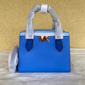 NWT Michael Kors Oxford Blue Mott Handbag